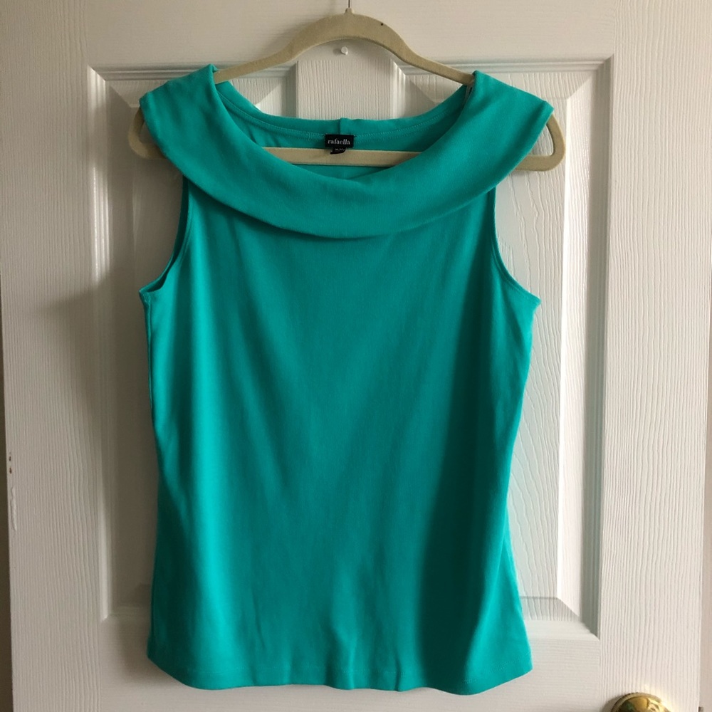 Ladies Rafaella teal top